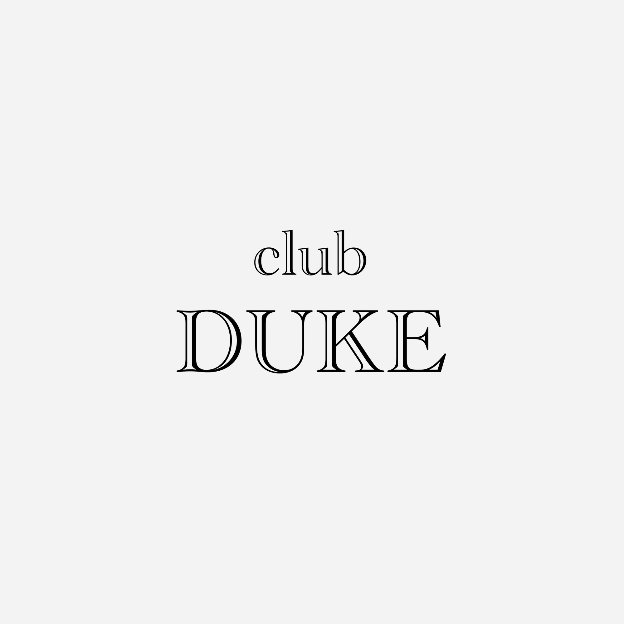 画像未登録時の代替え画像のClub DUKEのロゴバナー